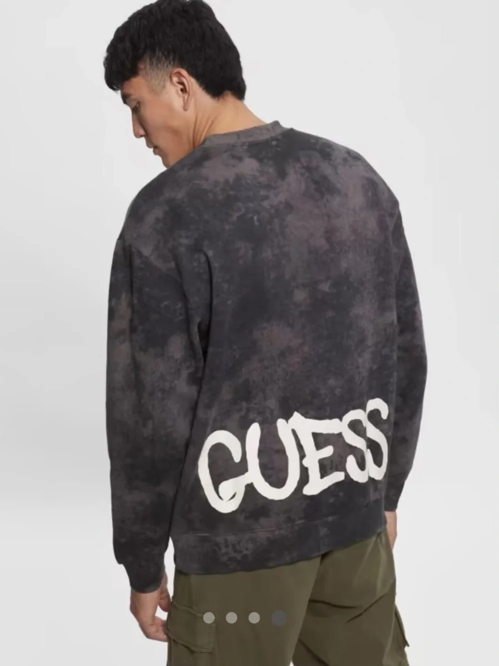 GUESS X BRANDALISED WITH GRAFFITI BY BANKSY QUEEN SWEATSHIRT Men’s Sz S